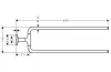 Рушникотримач 49,0 см поворотний подвійний Axor Universal Circular, Brushed Nickel (42822820) зображення 2