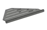AddStoris S Поличка кутова 15.4х15.4x30.2 см, Brushed Black Chrome (41761340)