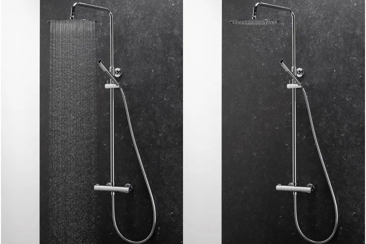 Душова система зовнішнього монтажу MOZA chrome з термостатом 5736-920-00 зображення 4