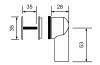 Перелив круглий для мийки HCOF-14SS image 2