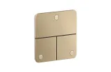 Перемикач ShowerSelect ID Softsquare на 3 функції, Brushed Bronze (36781140)