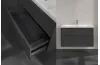 SUBWAY 3.0 Тумба під умивальник 97,3x57,6x46,2 cм Graphite, ручки monochrome (C57002VR) зображення 3
