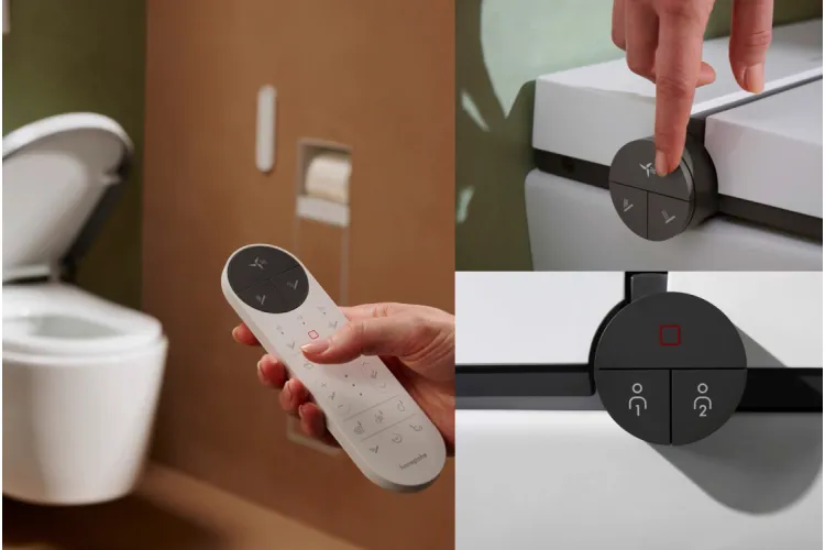 Унітаз-біде підвісний LavaPura Element S AquaHelix Flush, SmartClean, HygieneEffect (63021450) image 2