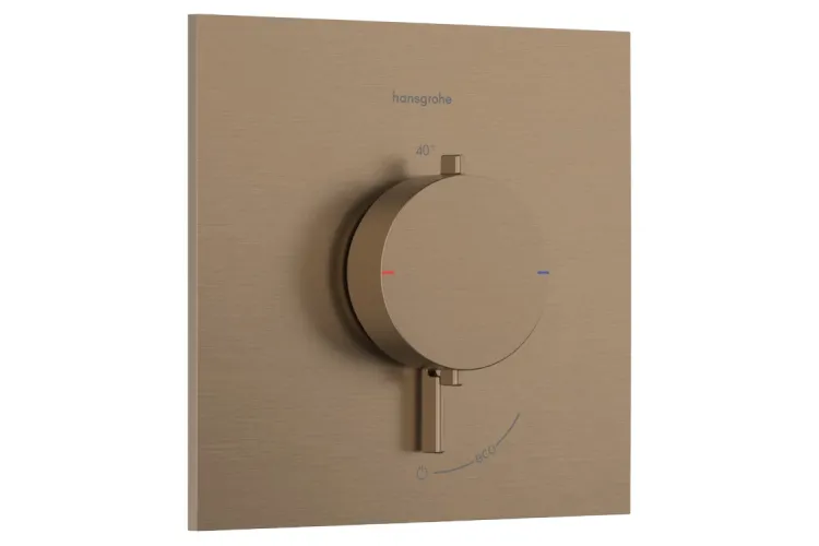 Термостат прихованого монтажу Ecostat Comfort E на 1 функцію, Brushed Bronze (33710140) зображення 1