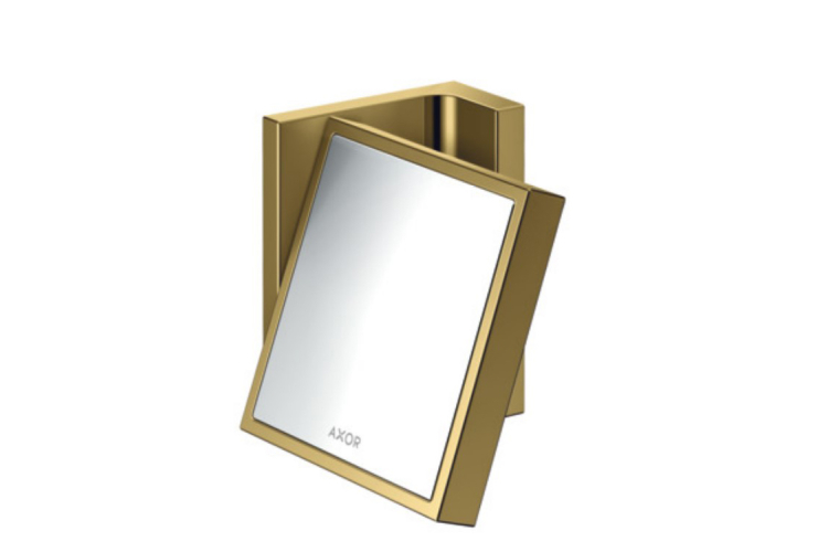 Дзеркало для гоління Axor Universal Rectangular, Polished Gold Optic (42649990) зображення 1