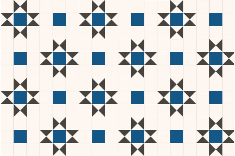 QUEEN BLUE 45.2х45.2 (плитка для підлоги і стін) image 2