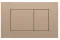 Кнопка змиву Sigma 40 square, червоне золото/матовий (115.629.QB.1)