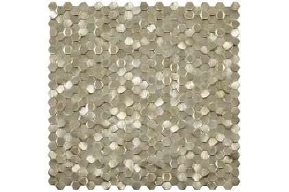 G150 GRAVITY ALUMINIUM 3D HEXAGON GOLD 30.7x30.1 (мозаїка)