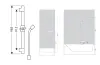 Душова штанга Axor Starck 90 см зі шлангом 160 см, Stainless Steel Optic (27830800) image 2
