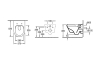 ARCHITECTURA NEW Унітаз підвісний Rimless 53 см + сидіння 98M9C101 (4694HR01) image 4