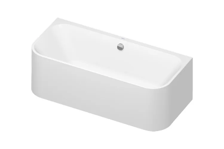 HAPPY D.2 Ванна пристінна двостороння 180x80 см з ніжками та панеллю, акрил (700318000000000) image 2