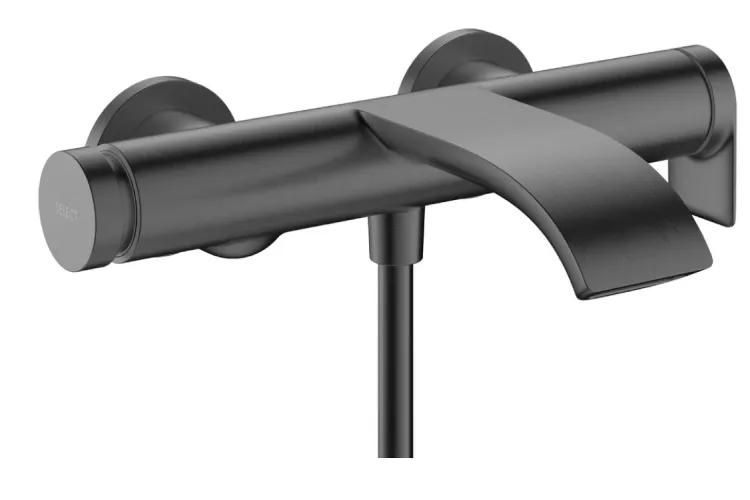 Змішувач Vivenis для ванни, Brushed Black Chrome (75420340) image 1