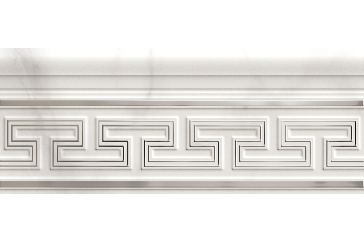 M5LP MARBLEPLAY LISTELLO CLASSIC WHITE 12x30 (фриз) image 1