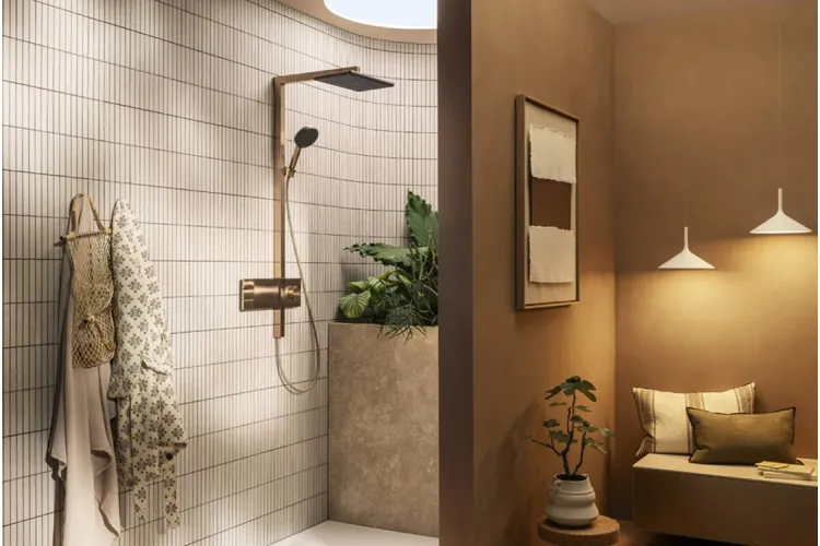 Душова система Raindance Alive Q 340/210 2jet EcoSmart ShowerSelect Comfort, Brushed Bronze (24591140) image 4