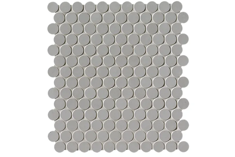 MILANO&FLOOR GRIGIO ROUND MOSAICO MATT 29.5х32.5 (мозаїка) FNSX image 1