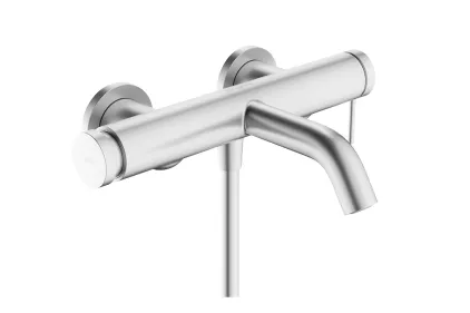 Змішувач Tecturis S для ванни, Stainless Steel Optic (73422800)