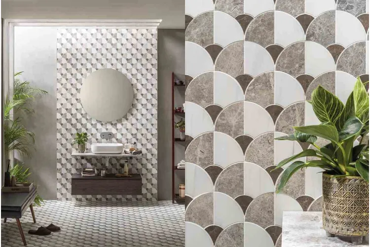 G148 FIGURE SHELL DARK 29,9X29,7 (мозаїка) зображення 5