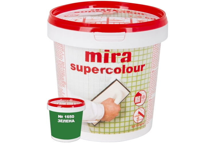Затирка для швів mira supercolour №1650 (1,2 кг)  image 1