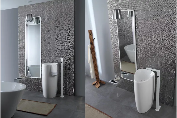 LOUNGE, Змішувач підлоговий для умивальника, white (100073040) image 3