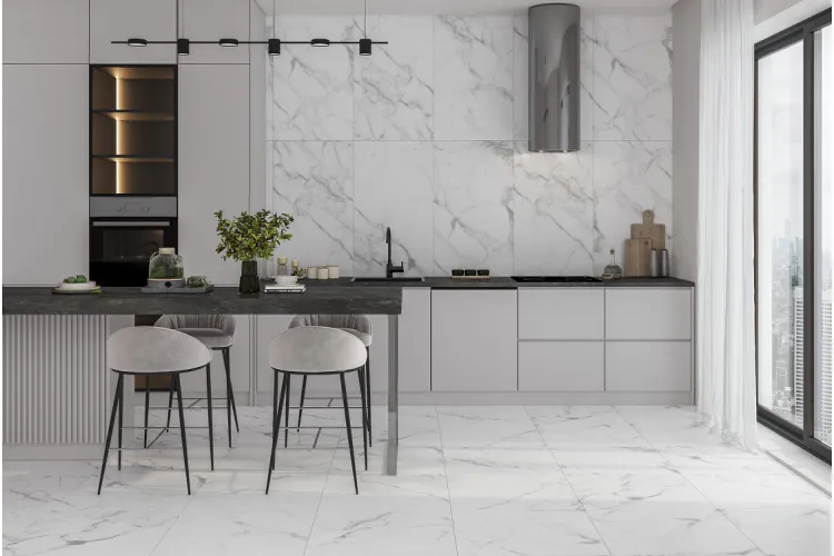 CALACATTA SILVER білий 60х120 matt (плитка для підлоги і стін) AG0980 зображення 2