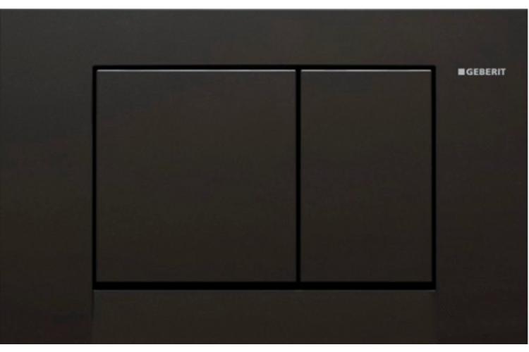 Кнопка змиву Sigma 30: подвійний злив, чорна/чорна матова (115.883.DW.1) зображення 1