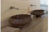 HASU Умивальник на стільницю або п’єдестал 58х44 овальний Castagno (HS58ACA) image 2
