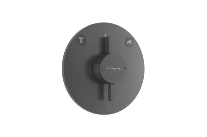 Змішувач прихованого монтажу DuoTurn S на 2 функції Brushed Black Chrome (75418340)