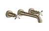 Змішувач Axor Montreux  для умивальника двохвентильний Cross зі стіни 16532820 Brushed Nickel зображення 1