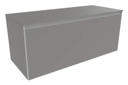 CUBIKA Підвісна тумба під умивальник 120x50x50 см, Grey matt (CKDE08LGK)