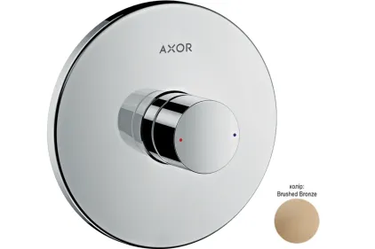 Змішувач Axor Uno прихованого монтажу для душу Zero 45605140, Brushed Bronze