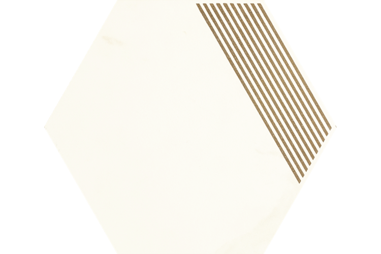 CALACATTA HEXAGON В MAT 17.1х19.8 шестигранник (плитка настінна) image 1