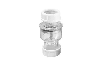 Клапан зворотного потоку води з мембраyою, прозорий d16/20/25мм TUN5-CL-E