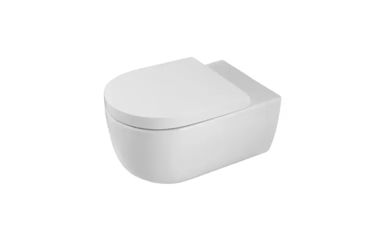 ACRO COMPACT, Унітаз підвісний 55 см, Rimless з кріпленням, matt white (100376927) зображення 1