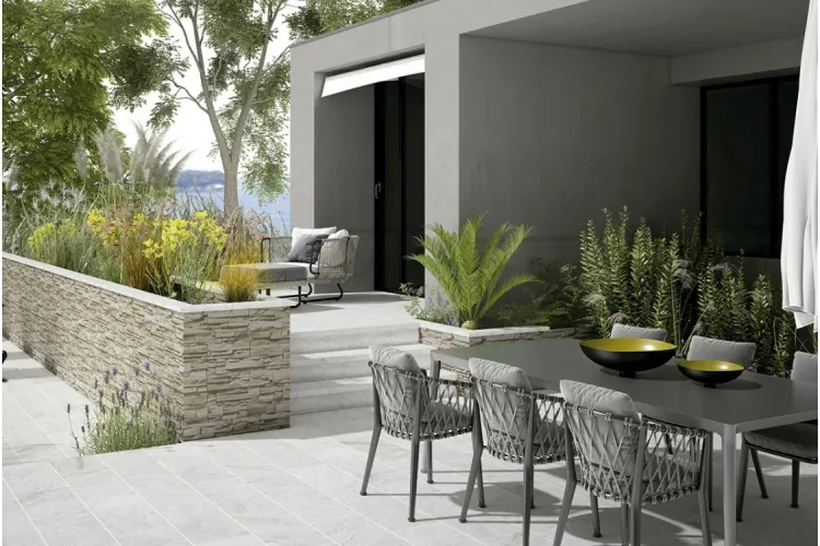 WHITE STONE SQUARE STAIR TREAD 160х31.7 (сходинка) image 2