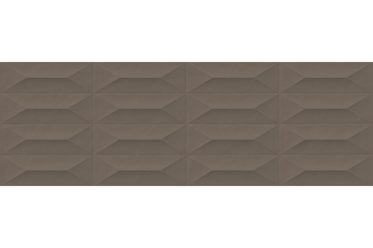 M4KP COLORPLAY TAUPE STRUTTURA CABOCHON 3D RET 30x90 (плитка настінна) зображення 1
