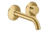 Змішувач AXOR One 160 для умивальника зі стіни, Brushed Gold Optic (48170250) image 1