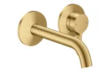 Змішувач AXOR One 160 для умивальника зі стіни, Brushed Gold Optic (48170250)