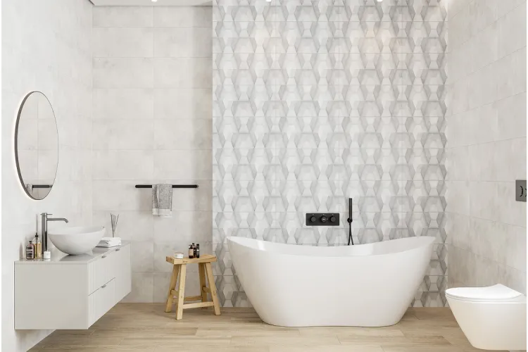 AMSTERDAM сірий Geometric 30х60 (плитка настінна) AS215 зображення 2