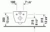 HAPPY D.2  Унітаз підвісний Rimless 54х36 см (2222098900) антрацитовий матовий зображення 5