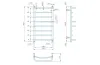 Рушникосушка INOX Люкс 770х430/400 зображення 4