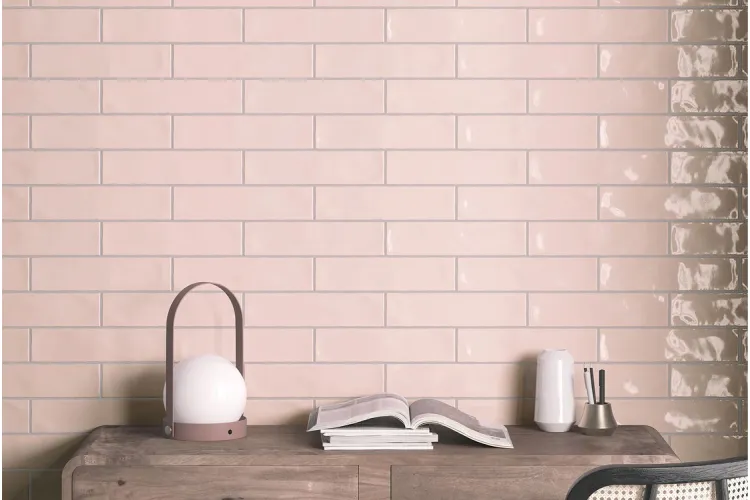 RURAL PINK BLUSH BRILLO 7,5x30 (плитка настінна) зображення 2