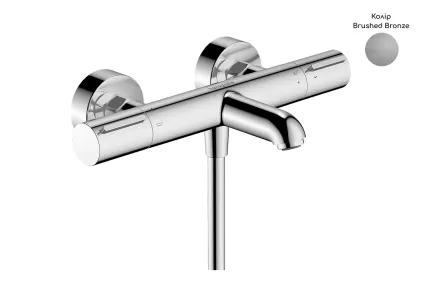 Змішувач з термостатом для ванни Ecostat Element, Brushed Bronze (13347140)