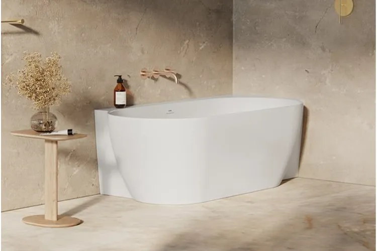 Ванна пристінна Freedom Corner II Tec 175х86 R (перелив/злив білий,чорний,хром) біла, CC81000000 image 3