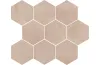 ARLEQUINI MOSAIC HEXAGON 28X33.7 (мозаїка)  зображення 1