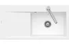 SUBWAY STYLE 60 FLAT Кухонна мийка 980x490 монтаж в рівень зі стільницею без отвору під змішувач (33611FR1) White Alpine CeramicPlus зображення 2