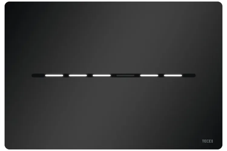 Панель змиву TECEsolid для унітазу,електронна, безконтактна,230/12В, чорна матова (9240455) image 1