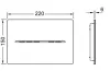 Панель змиву TECEsolid для унітазу,електронна, безконтактна,230/12В, чорна матова (9240455) image 2