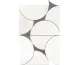 G140 LOOP WHITE DARK 20,3x30 (мозаїка)