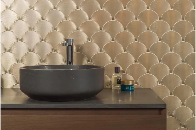 G146 GRAVITY ALUMINIUM SHELL GOLD 24.4x26.4 (мозаїка) зображення 4