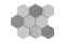 G126 WORLD HEXAGON TEXTURE GREY 29.9x25.9 (мозаїка)
